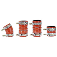 Thumbnail for HPS High Temp Reinforced Silicone Intercooler Hose Boots Kit for Ford 2003-2004 F250 Superduty 6.0L PowerStroke Diesel