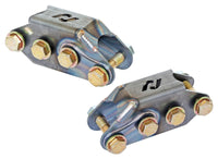 Thumbnail for RockJock Antirock Double Sheer End Link Bracket Kit for PreRunner Arms Chromoly w/ Hardware