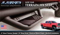 Thumbnail for Lund 15-18 Ford F-150 SuperCrew Terrain HX Step Nerf Bars - Black