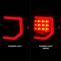 Thumbnail for Anzo 07-11 Toyota Tundra Full LED Tailights Black Housing Clear Lens G2 (w/C Light Bars)
