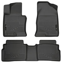 Thumbnail for Husky Liners 11-12 Hyundai Sonata WeatherBeater Combo Black Floor Liners