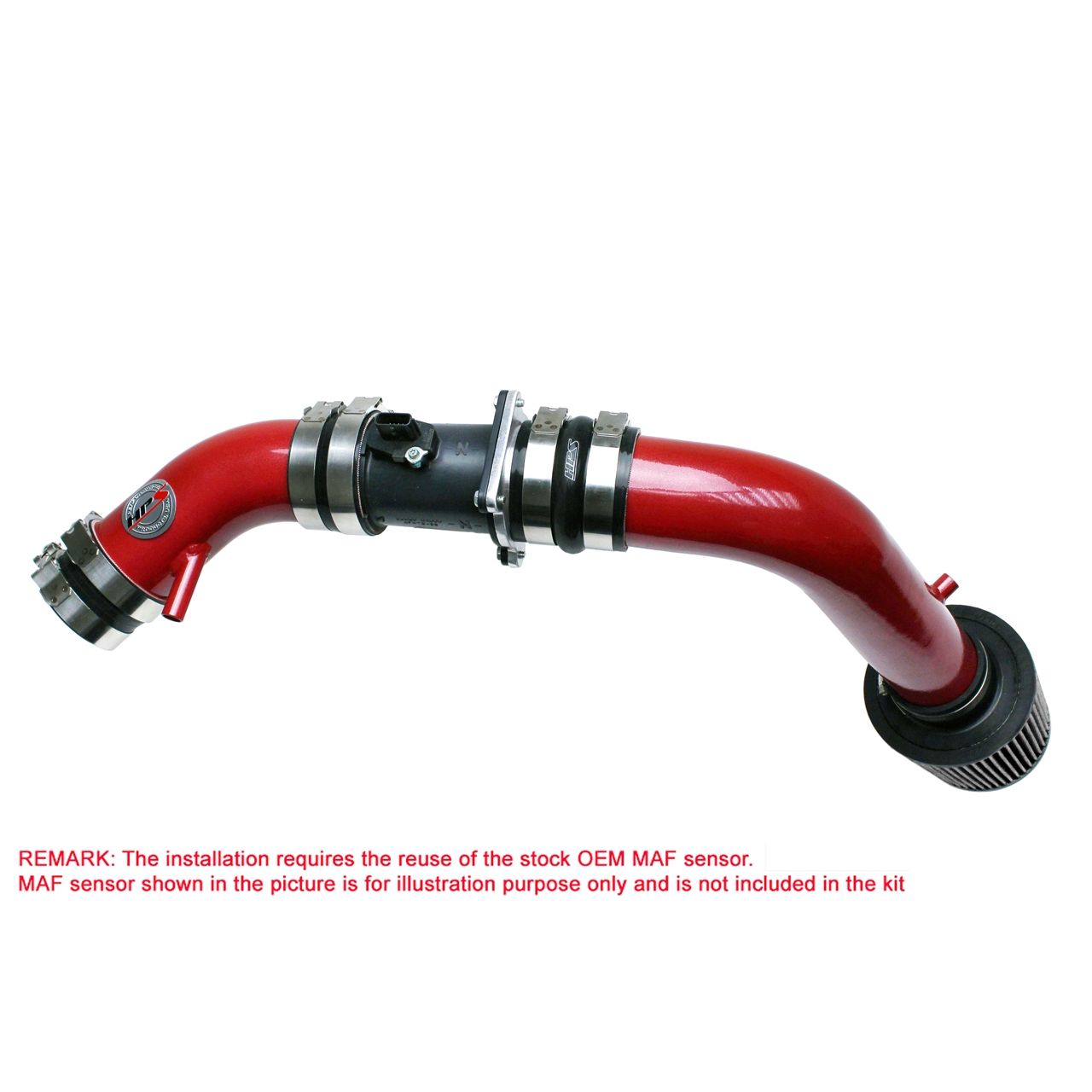 HPS Red Cold Air Intake (Converts to Shortram) for 02-06 Nissan Altima 2.5L 4Cyl