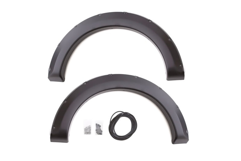 Lund 99-10 Ford F-250 RX-Rivet Style Smooth Elite Series Fender Flares - Black (2 Pc.)