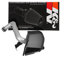 Thumbnail for K&N 14-16 Kia Forte Coup L4-1.6L F/I Silver Typhoon Short Ram Intake