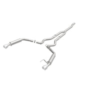 Thumbnail for MagnaFlow Cat-Back 15-16 Ford Mustang 2.3L L4 Competition SS 3in Dual Split Rear 4.5in Black Tips