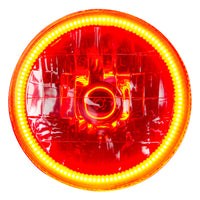 Thumbnail for Oracle Lighting 97-06 Jeep Wrangler TJ Pre-Assembled LED Halo Headlights -Amber SEE WARRANTY