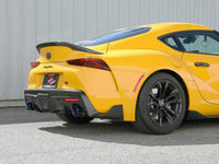 Thumbnail for aFe POWER Takeda 2021 Toyota Supra 2.0L (t) 2.5in-3in 304 SS CB Exhaust w/ Blue Tips