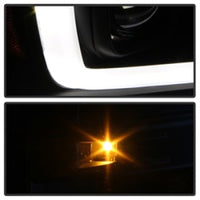 Thumbnail for Spyder 04-08 Ford F-150 Projector Headlights - Light Bar DRL - Black PRO-YD-FF15004V2-LB-BK