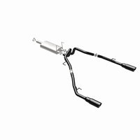 Thumbnail for Magnaflow 09-15 Dodge Ram 1500 V8 Dual Spilt Rear Exit Black Stainless C/B Perf Exhaust