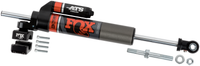 Thumbnail for Fox 2007+ Jeep JK 2.0 Factory Series ATS Steering Stabilizer 22.15in Ext L - Orange Heritage Logo