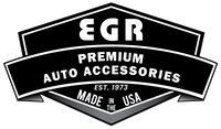 Thumbnail for EGR 2019 Dodge Ram 1500 Crew Cab Tape-On Window Visors Set of 4 - Dark Smoke