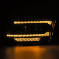 Thumbnail for AlphaRex 09-18 Ram 2500 LUXX LED Proj Headlight Plank Style Alpha Blk w/Activ Light/Seq Signal/DRL