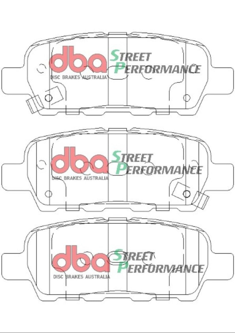 DBA 07-13 Nissan Sentra SP500 Rear Brake Pads