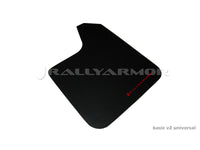 Thumbnail for Rally Armor Universal Fit (No Hardware) Basic Black Mud Flap w/ Red Logo