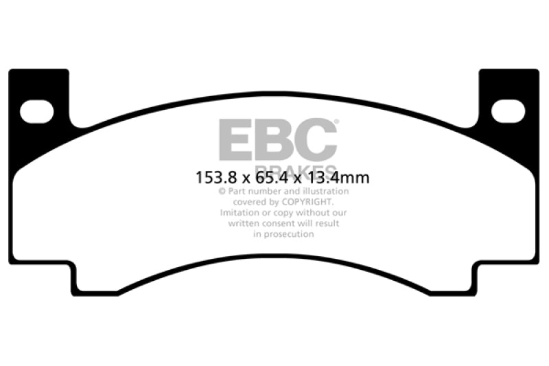 EBC 69-71 Chrysler 300 7.2 Redstuff Front Brake Pads
