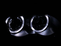 Thumbnail for ANZO 1999-2001 BMW 3 Series E46 Projector Headlights w/ Halo Black (CCFL)