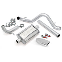 Thumbnail for Banks Power 12-15 Jeep 3.6L Wrangler (All) - 4dr Monster Exh Sys - SS Single Exh w/ Chrome Tip