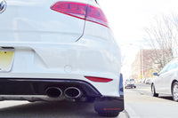 Thumbnail for Rally Armor 15-17.5 MKVII VW Golf R Black UR Mud Flap w/White Logo