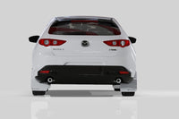 Thumbnail for Rally Armor 19-25 Mazda3 Hatchback Black UR Mud Flap w/Red Logo