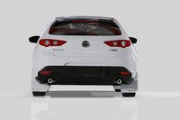 Thumbnail for Rally Armor 19-22 Mazda3 GT Sport Hatch Black UR Mud Flap w/ Dark Grey Logo