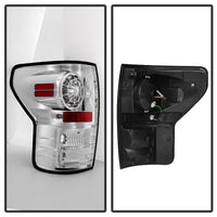 Thumbnail for Spyder Toyota Tundra 07-13 LED Tail lights Chrome ALT-YD-TTU07-LED-C