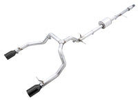Thumbnail for AWE Tuning 4th Gen GM 1500 5.3L 0FG Catback Split Rear Exit (Flat Bumper) - Dual Diamond Tips