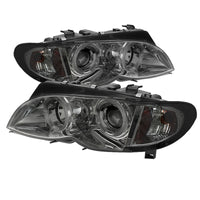Thumbnail for Spyder BMW E46 3-Series 02-05 4DR Projector Headlights 1PC LED Halo Smke PRO-YD-BMWE4602-4D-AM-SM