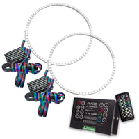 Thumbnail for Oracle Jeep Wrangler 07-17 Halo Kit - ColorSHIFT w/ 2.0 Controller SEE WARRANTY