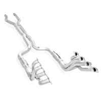 Thumbnail for Stainless Works 2016-18 Cadillac CTS-V Sedan Headers 2in Primaries 3in Catted Leads Into X-Pipe