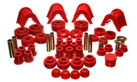 Thumbnail for Energy Suspension 73-79 Ford F-150 Pickup w/ 2 Degree C-Bushing Red Hyper-Flex Master Bushing Set
