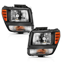 Thumbnail for ANZO 2007-2012 Dodge Nitro Crystal Headlight  Black Amber
