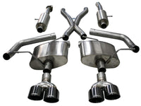 Thumbnail for Corsa 2018-2021 Jeep Grand Cherokee TrackHawk 6.2L Sport Cat-Back Dual Rear Exit w/4.5in Black Tips