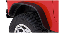 Thumbnail for Bushwacker 87-95 Jeep Wrangler Flat Style Flares 2pc Excludes Renegade - Black