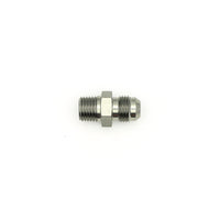 Thumbnail for DeatschWerks 6AN Male Flare to 1/4in Male NPT Adapter - Anodized Matte Black