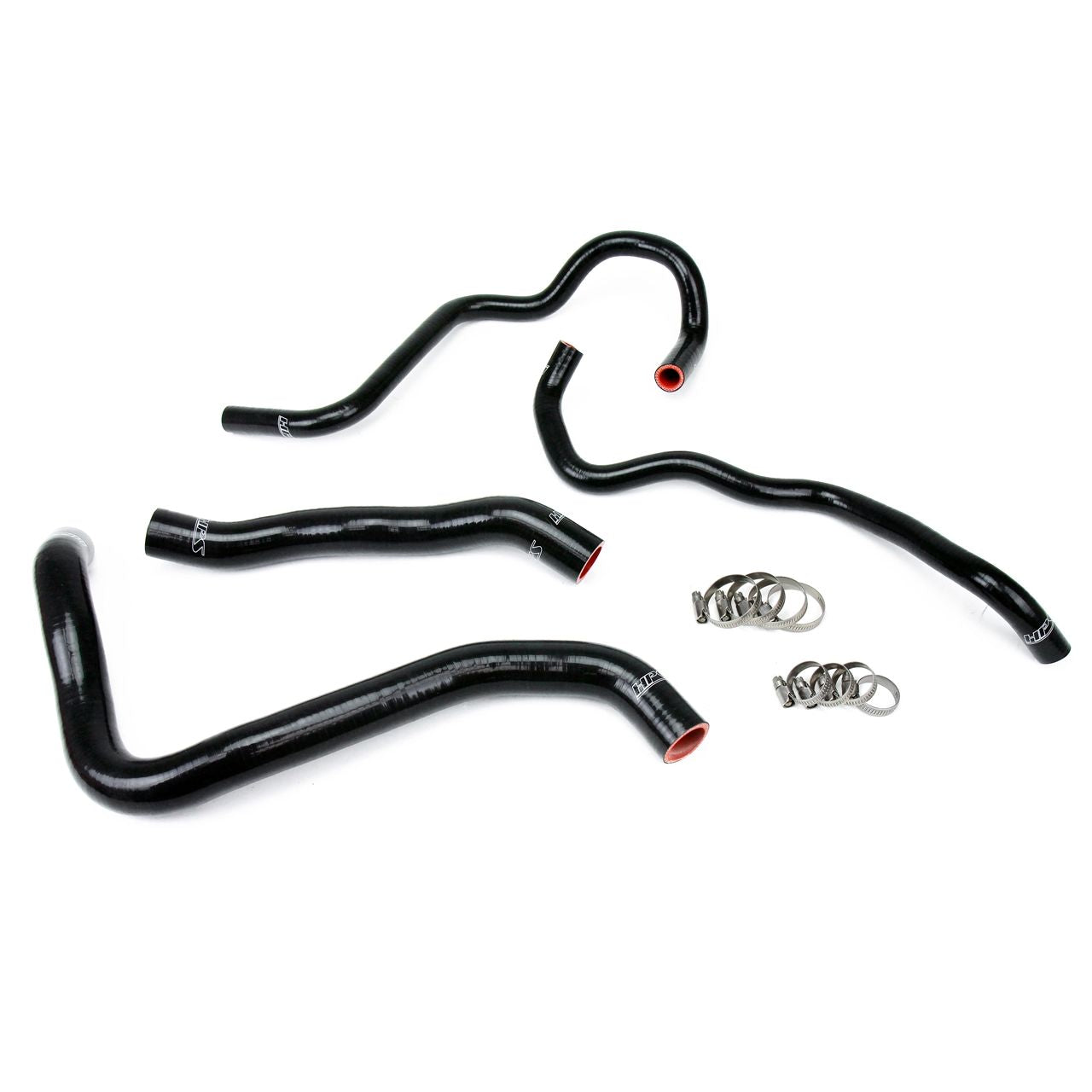 HPS Black Reinforced Silicone Radiator + Heater Hose Kit for Honda 13-17 Accord 3.5L V6 LHD