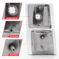 Thumbnail for ANZO 1994-1998 Chevrolet Blazer Corner Lights Clear Lens w/ Amber Reflector