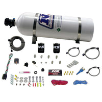 Thumbnail for Nitrous Express GM EFI Race Single Nozzle Nitrous Kit (100-250HP) w/15lb Bottle