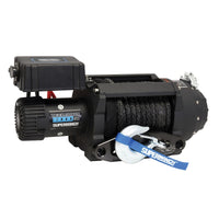 Thumbnail for Superwinch 18000 LBS 12V DC 33/64in x 79 ft Synthetic Rope Tiger Shark 18000SR Winch