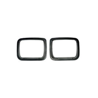 Thumbnail for Rugged Ridge Headlight Bezels Black 87-95 Jeep Wrangler YJ
