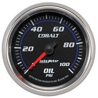 Thumbnail for Autometer Cobalt 66mm 0-100 PSI Oil Pressure Gauge