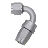 Thumbnail for DeatschWerks 8AN Female Swivel 120-Degree Hose End CPE - Anodized Titanium
