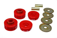 Thumbnail for Energy Suspension 66-77 Ford Bronco 4WD Red Transmission Mount Set