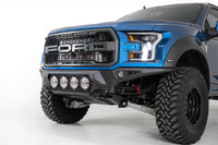 Thumbnail for Addictive Desert Designs 17-20 Ford F-150 Raptor Bomber Front Bumper w/ 4 Rigid 360 6in Round Mounts