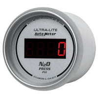 Thumbnail for Autometer Ultra-Lite 2-1/16in 1600 PSI Digital Nitrous Pressure Gauge - Silver