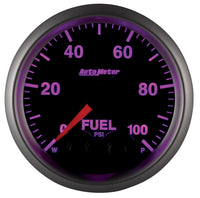 Thumbnail for Autometer Elite 52mm 0-100 PSI Fuel Pressure Peak & Warn w/ Electronic Control Gauge