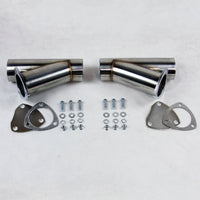 Thumbnail for Granatelli 5.0in Stainless Steel Manual Dual Exhaust Cutout