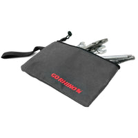 Thumbnail for Go Rhino XVenture Gear Zipped Pouch - Large (12in. Wide Pocket / 6.5in. Hand Strap) Canvas - Black