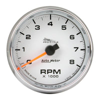 Thumbnail for Autometer Pro-Cycle Gauge Tach 2 5/8in 8K Rpm 2&4 Cylinder White