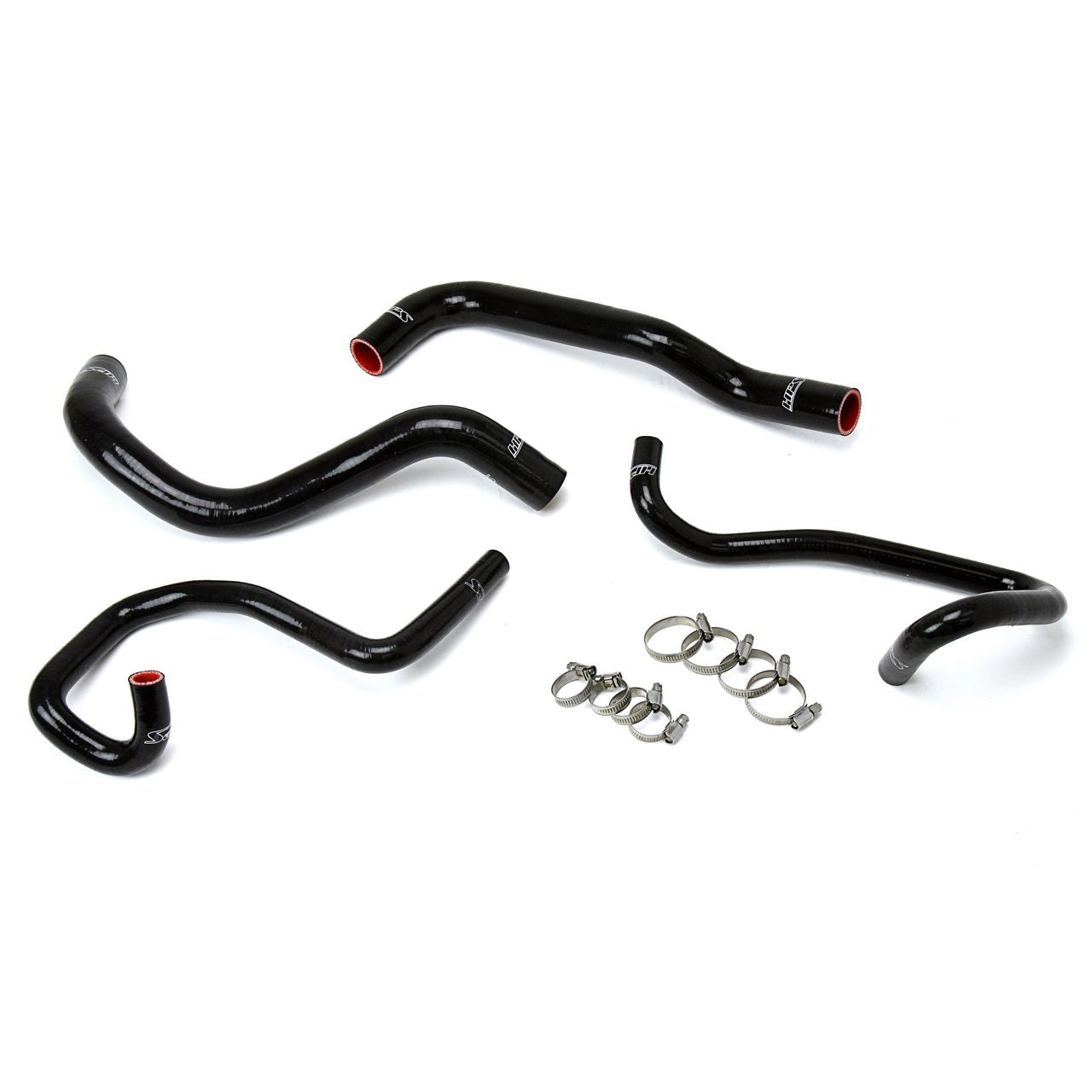 HPS Black Reinforced Silicone Radiator + Heater Hose Kit for Toyota 05-18 Tacoma 2.7L 4Cyl
