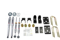 Thumbnail for Belltech LOWERING KIT 14 Chev/GM Silverado/Sierra Std Cabs 2WD 0in to -4in Front/7in Rear with Shock